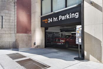 On-site parking garage